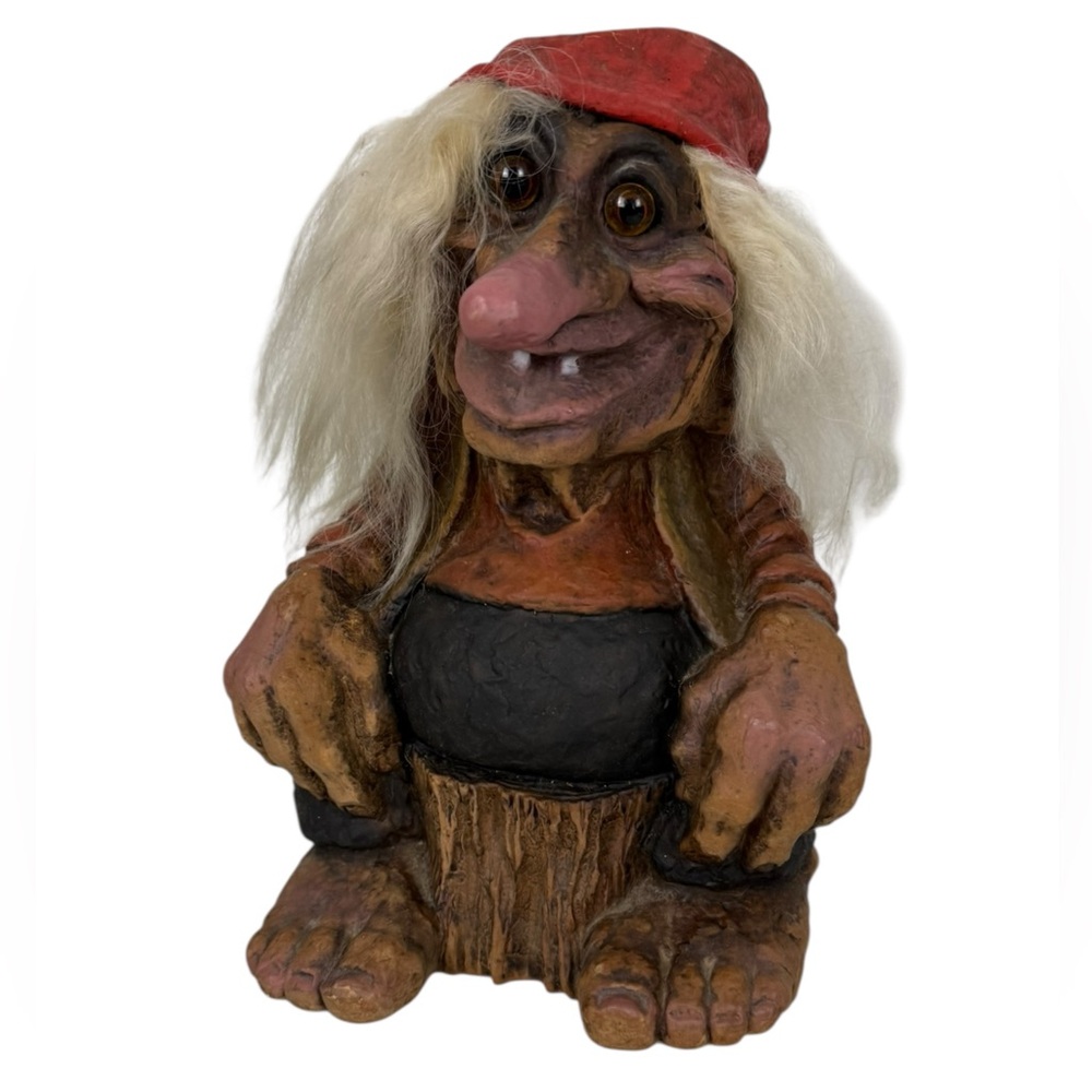 NYFORM TROLL #401 Sitting Hat Made In Norway 11.5" Vintage